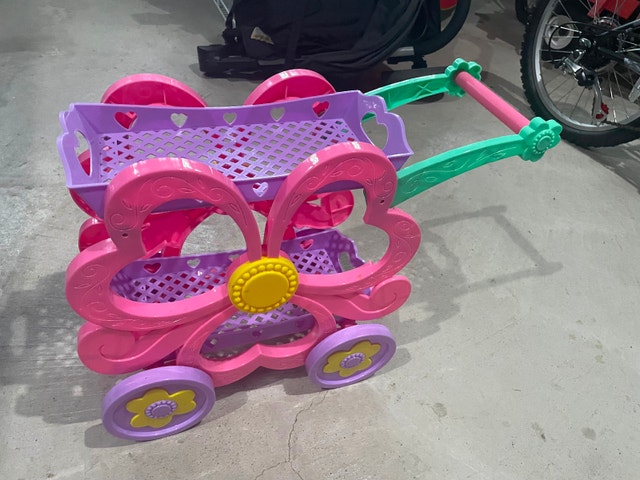 Kids Toy Shopping Cart / Wagon – Pink