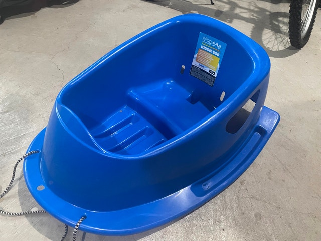 Kids Snow Sled – Toddler Sled with Back Support