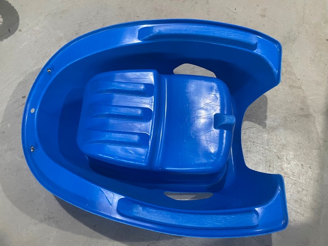 Kids Snow Sled – Toddler Sled with Back Support - photo 2