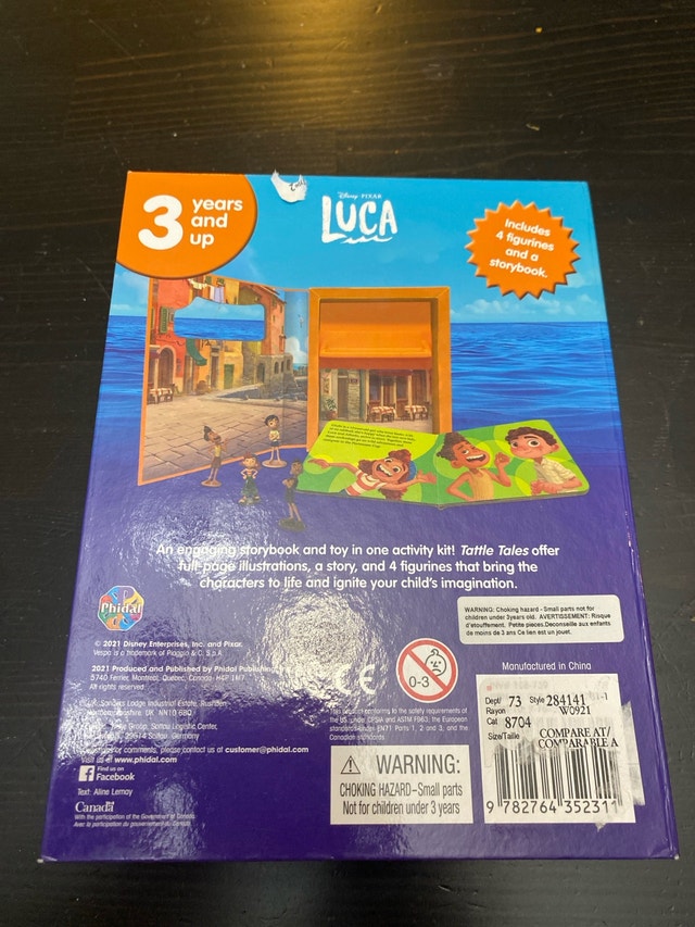 Used Luca story book with figurines - photo 2
