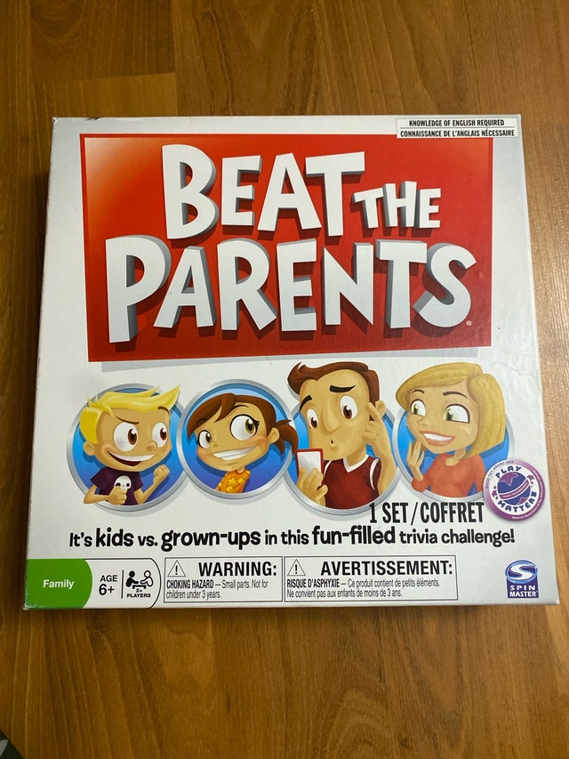 Beat the Parents game used