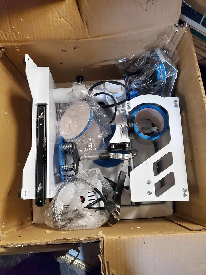 15x12 5-in-1 Heat Press Machine – Open Box 🔥 (white&blue)