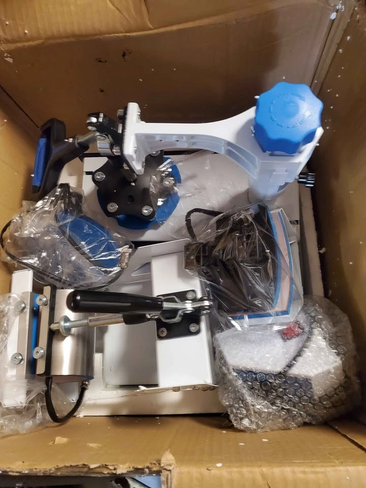 15x12 5-in-1 Heat Press Machine – Open Box 🔥 (white&blue) - photo 2
