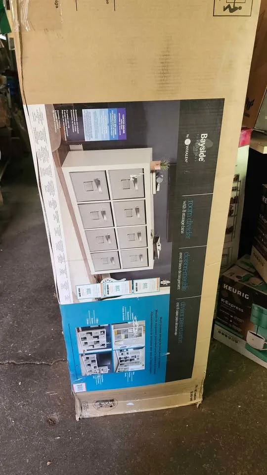 Brand new storage unit heavy duty 59x15x31 inches large set image indicator(5)