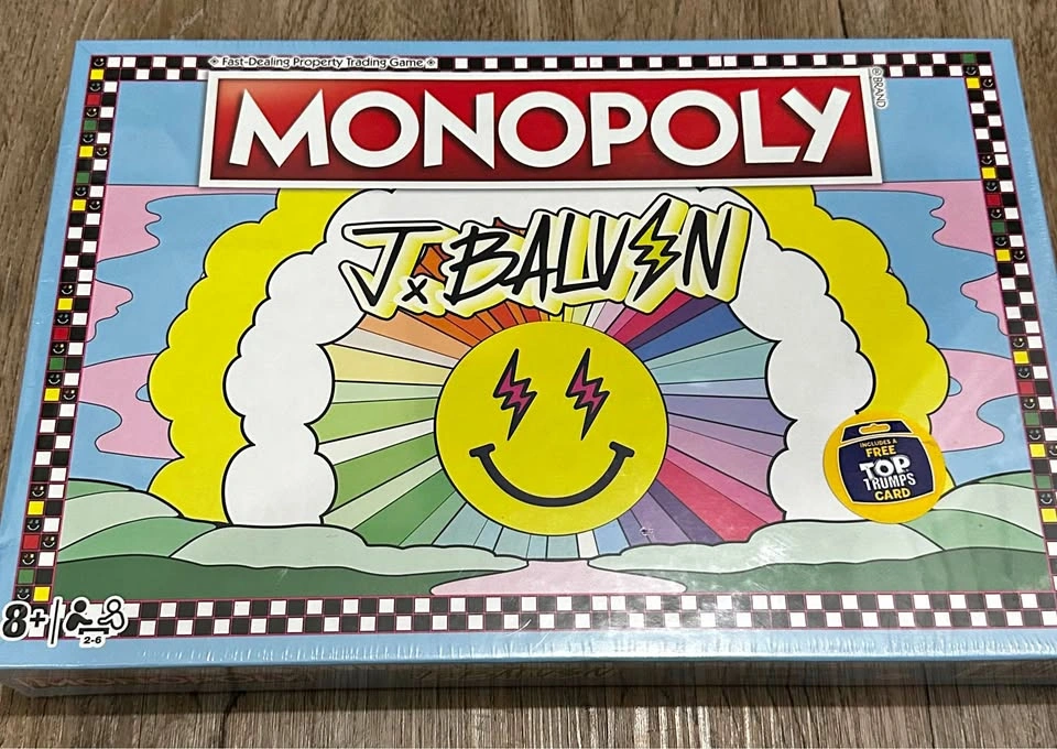 NEW J Balvin Monopoly Board Game