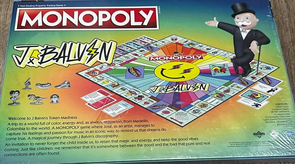 NEW J Balvin Monopoly Board Game - photo 2