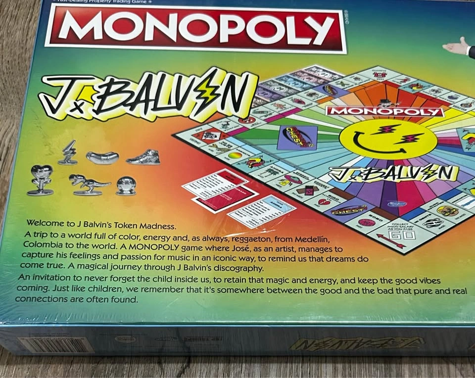 NEW J Balvin Monopoly Board Game - photo 3