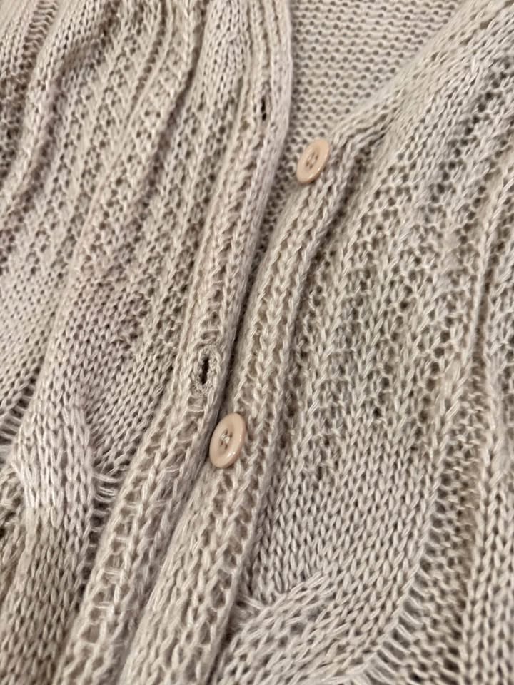 brown knitted cardigan - photo 4
