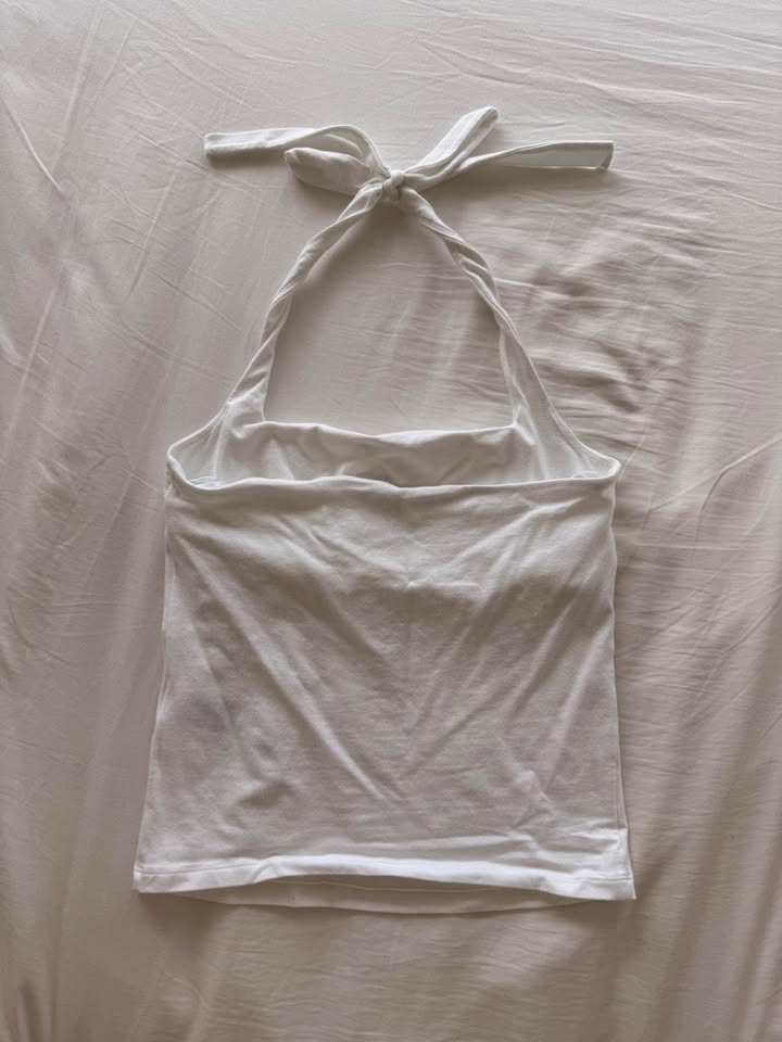 White Hollister halter top - photo 2