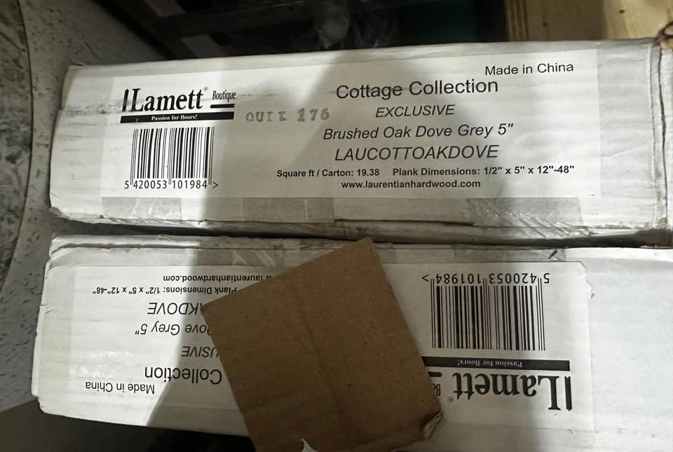 ILamett Boutique Brushed Oak Dove Grey 5" Flooring Planks - photo 3