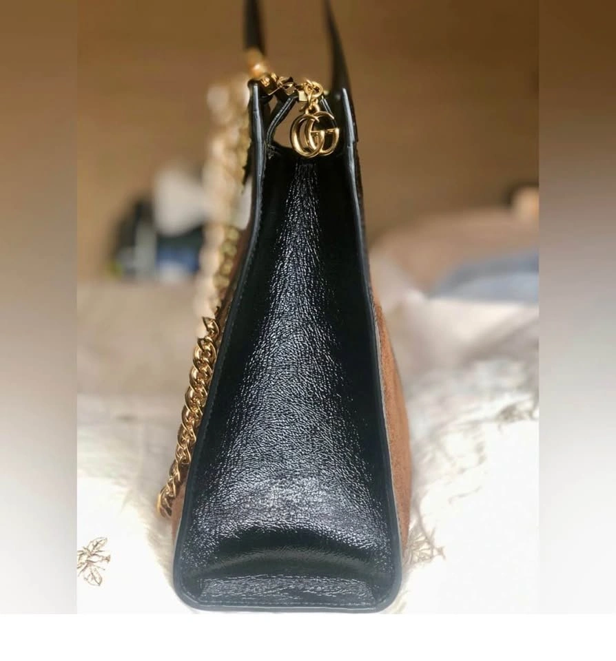 Gucci Suede Patent Ophidia Tote - photo 2