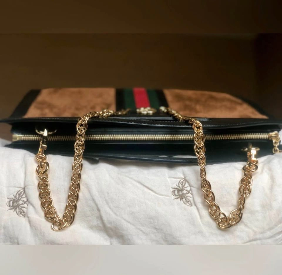 Gucci Suede Patent Ophidia Tote - photo 3