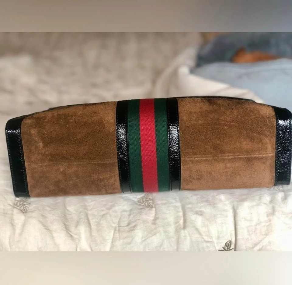 Gucci Suede Patent Ophidia Tote - photo 4