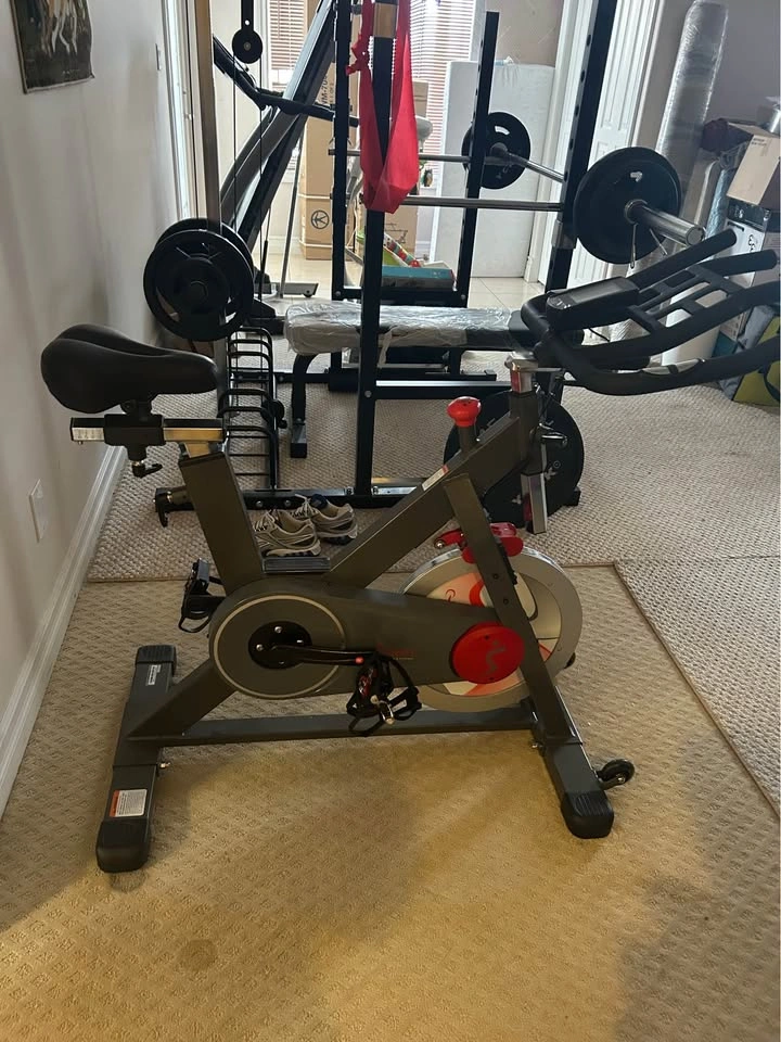 Gym set and exercise bike
