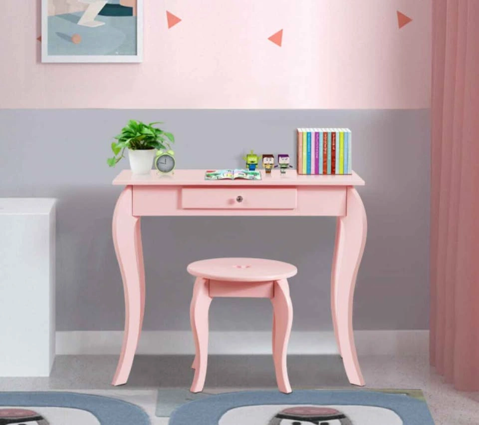 Kids Pink Vanity Set with Mirror - photo 4