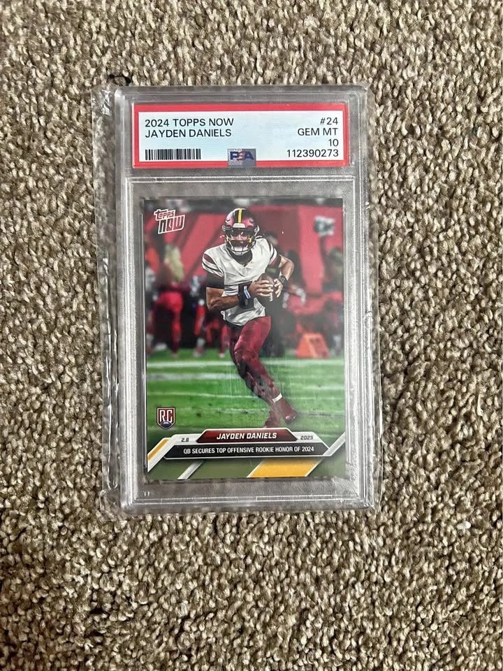 Jayden Daniel’s RC PSA 10 Topps