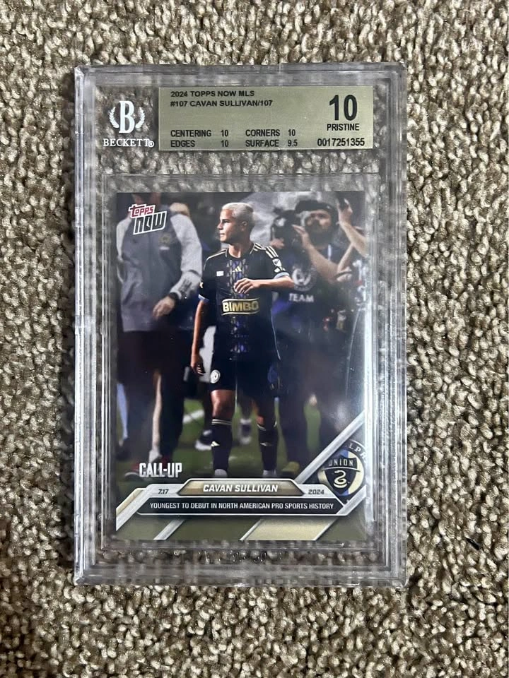 Cavan Sullivan BGS 10 Topps