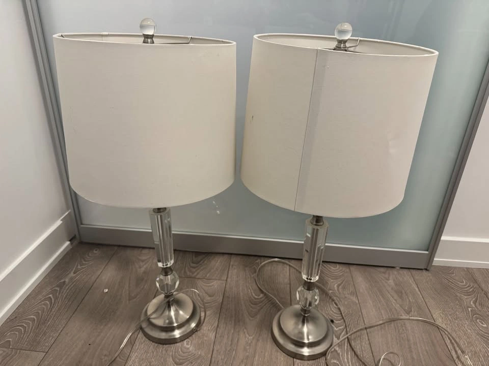 3-Piece Matching Lamp Set – Floor Lamp + 2 Table Lamps (Modern S - photo 2