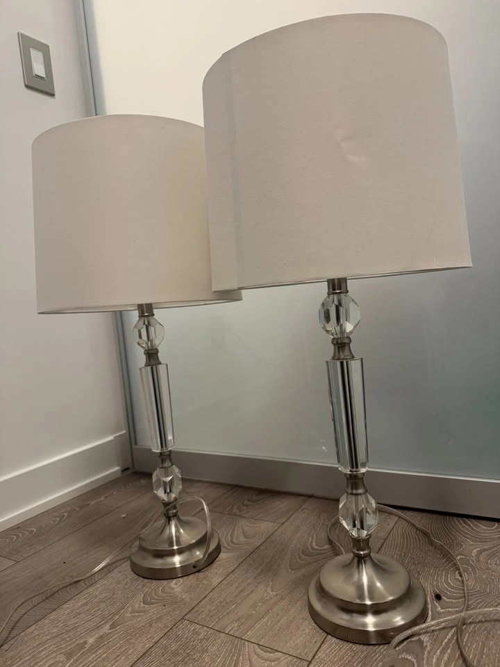 3-Piece Matching Lamp Set – Floor Lamp + 2 Table Lamps (Modern S - photo 4