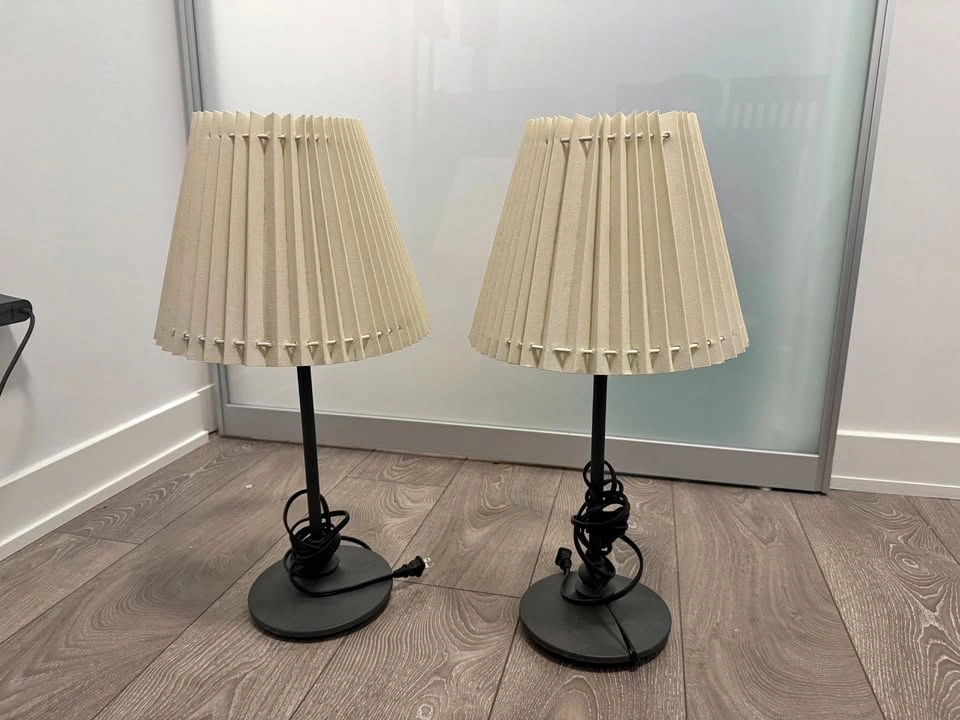 Modern Scandinavian Table Lamps - Pair