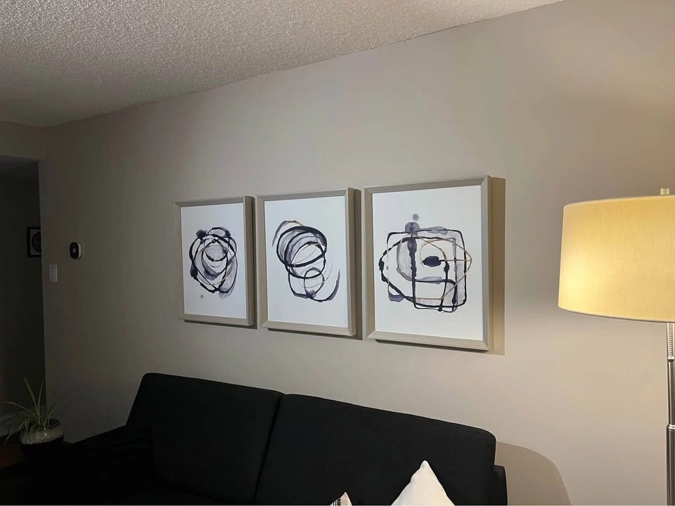 High-End Abstract Framed Watercolour Paintings - photo 2
