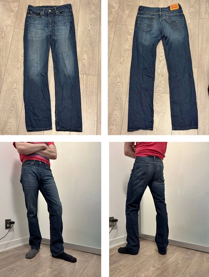 4 Pairs Men's Jeans - Levi's & Bluenotes - Size 32x34