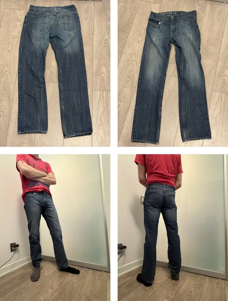 4 Pairs Men's Jeans - Levi's & Bluenotes - Size 32x34 - photo 4