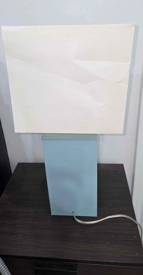 Pair of Modern Teal Table Lamps - photo 3