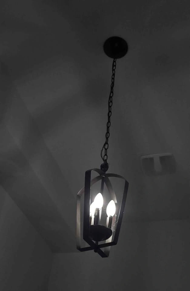 3 light Chandelier Bronze - photo 2