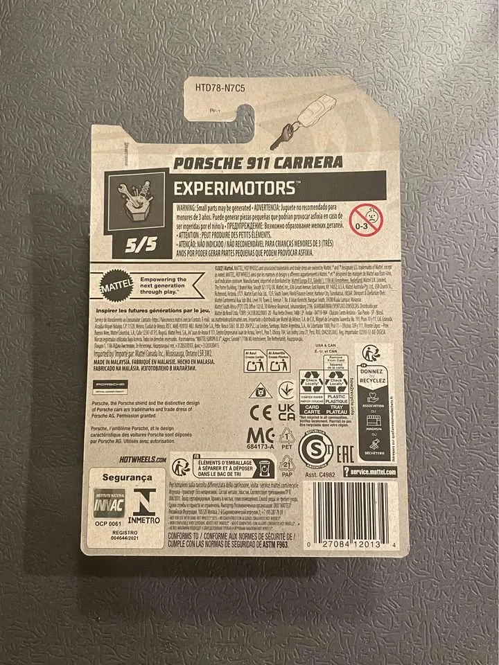 Hot Wheels Porsche 911 Carrera Keychain image indicator(5)