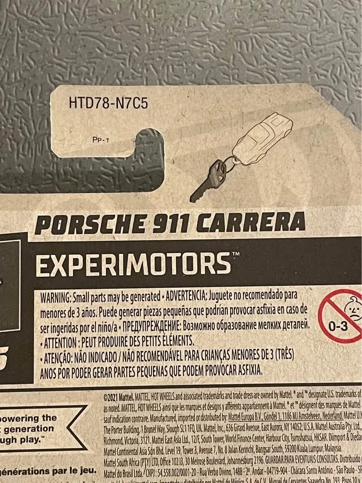 Hot Wheels Porsche 911 Carrera Keychain image indicator(6)