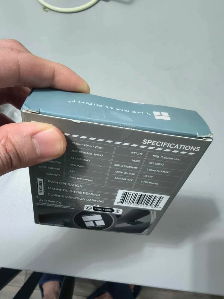Brand new sealed thermalright tl-c9 pwm fan - photo 3