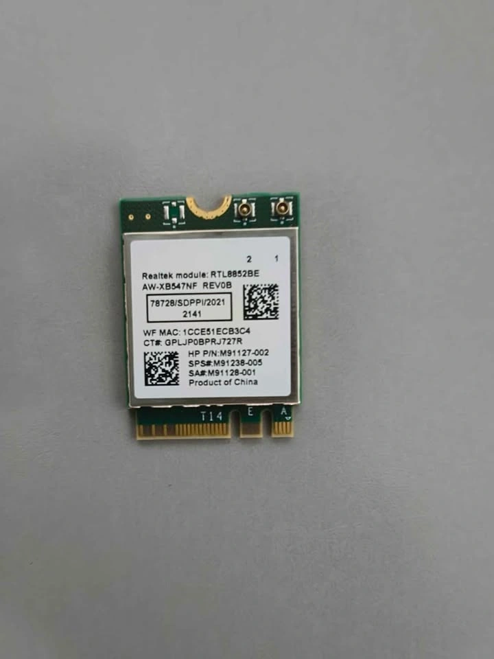 Realtek RTL8852BE WiFi 6 LAN Card - photo 3