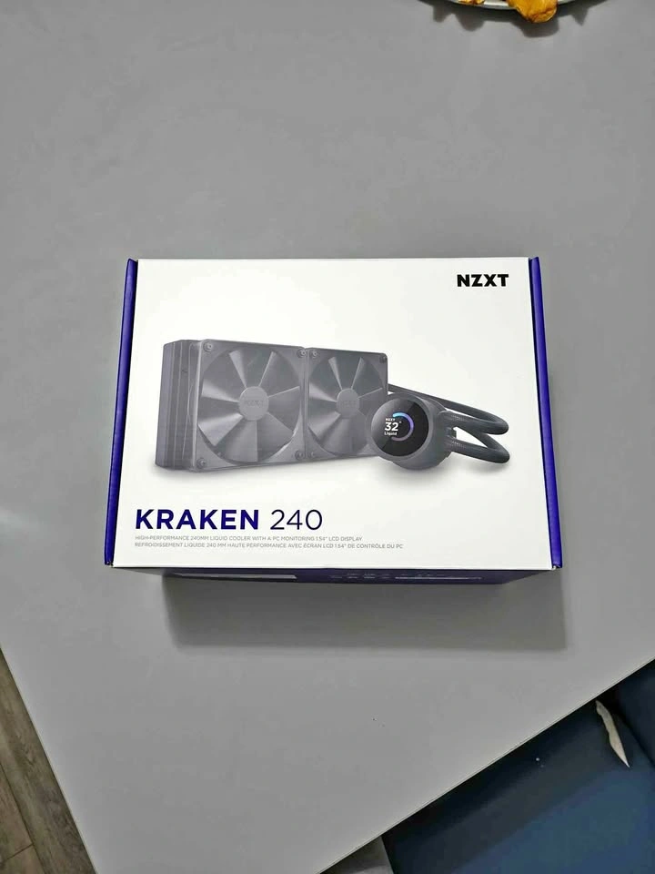 NZXT Kraken 240 AIO Liquid Cooler - LCD Display (AMD Only)