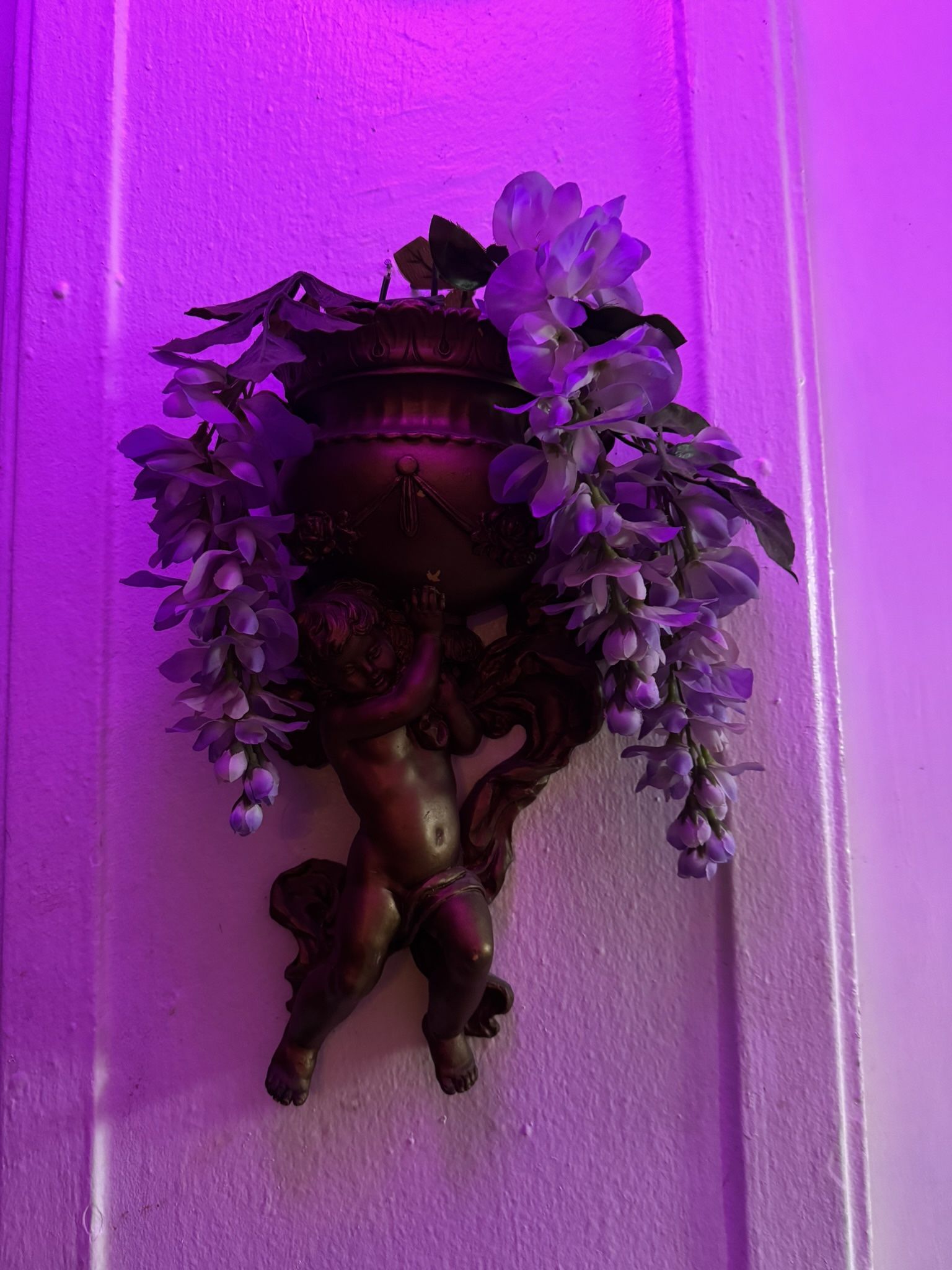 Vintage Cherub Angel Planter - photo 2