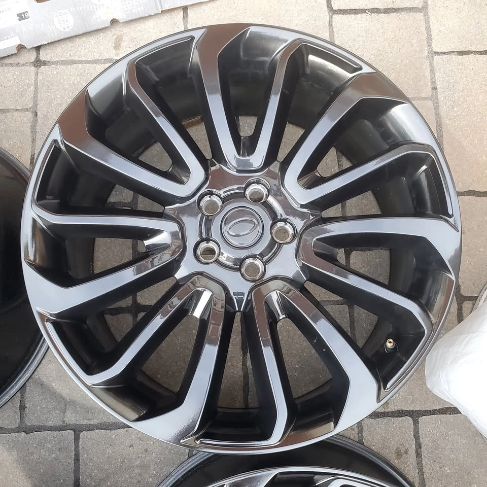 22 inch ART black alloy rims 5x120 - photo 5