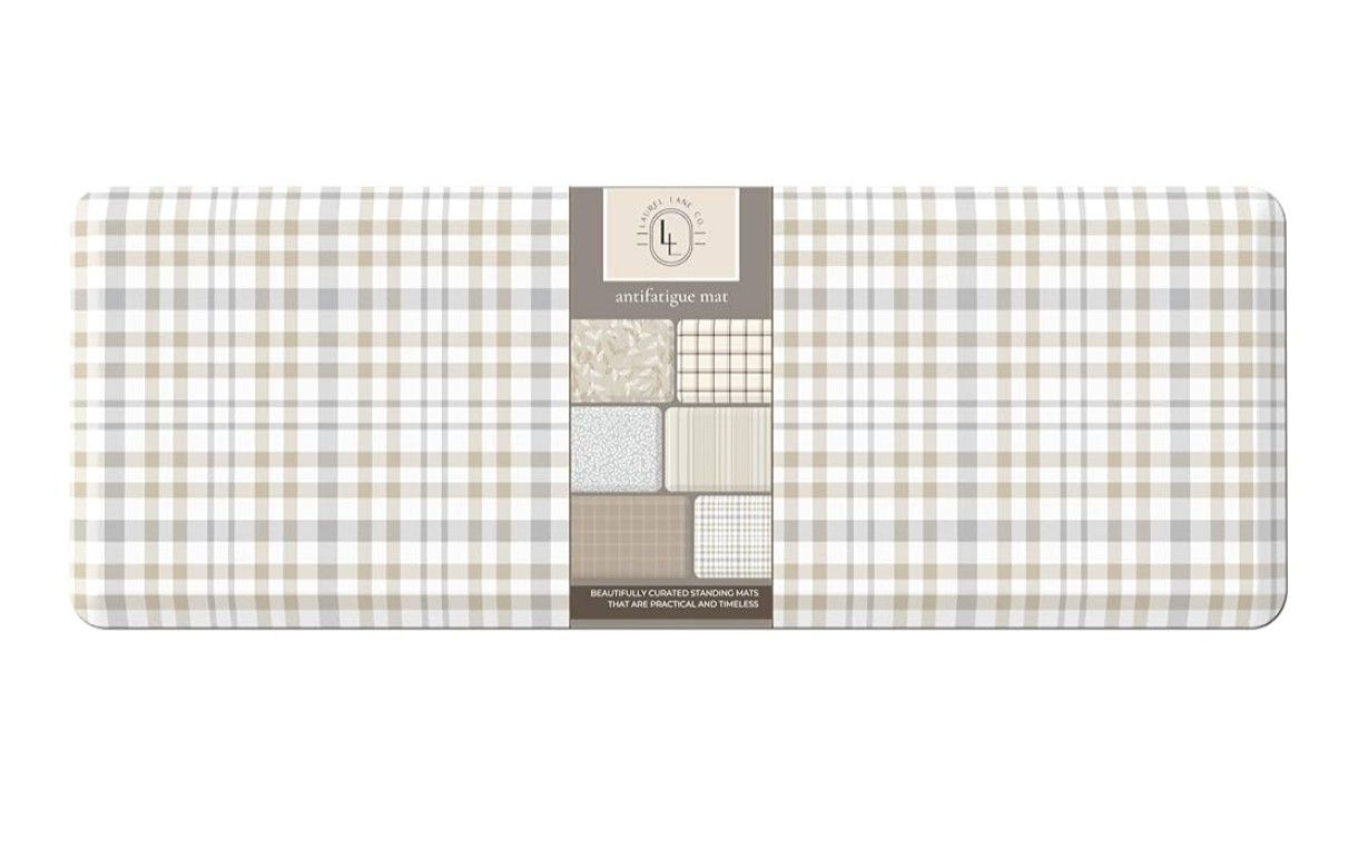 Designer Anti Fatigue Mats for Kitchen Floor, Non-Skid Bottom –