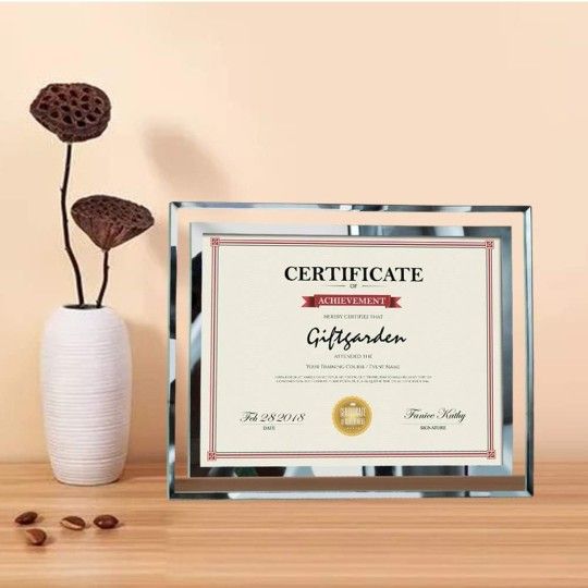 8.5x11 Tabletop Glass Picture Frame, Set of 3