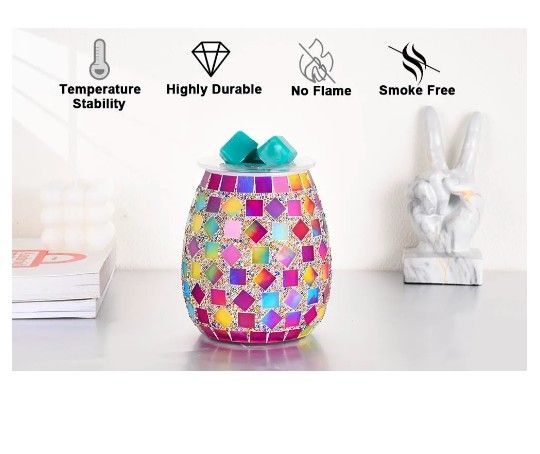 Glass Wax Heater - for Incense Wax, Essential Oil, Night Light - photo 3