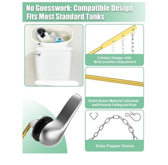 Toilet Flush Handle Replacement Kit - photo 2