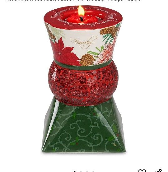 5" Holiday Tealight Holder