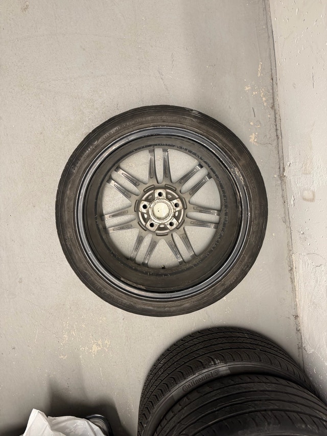 18” 5x112 Rims & Tires – Continental 225/40ZR18 – Set of 4 - photo 4