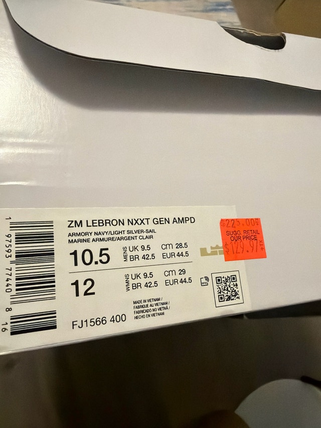 ZM LeBron NXXT Gen AMPD sz10.5 - photo 4