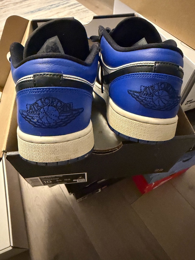Jordan 1 Low Royal Toe Sz 10 - photo 4
