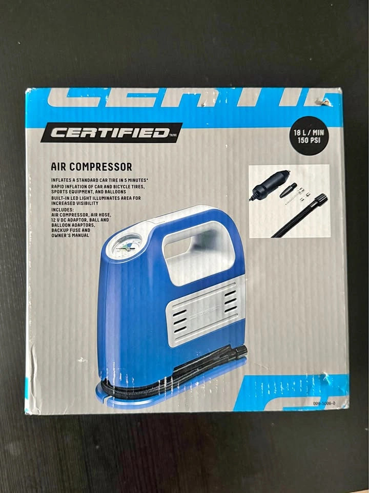 12V Portable air compressor