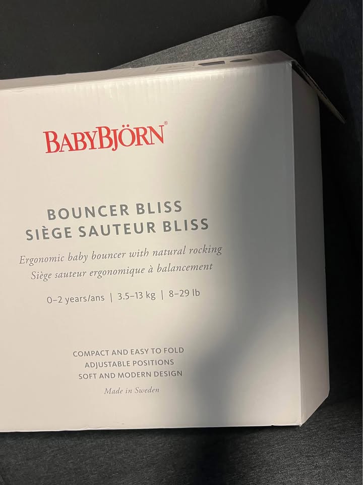 BABYBJÖRN Bouncer Bliss - Anthracite [Toy Not Included] - photo 2