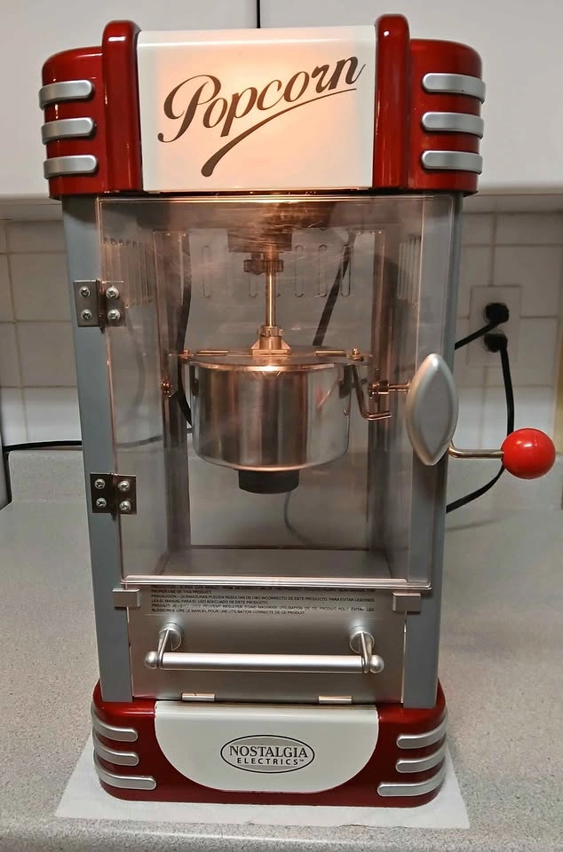 Nostalgia RKP630 Retro Kettle Popcorn Maker, Red