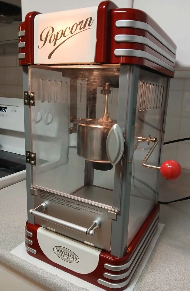 Nostalgia RKP630 Retro Kettle Popcorn Maker, Red - photo 3