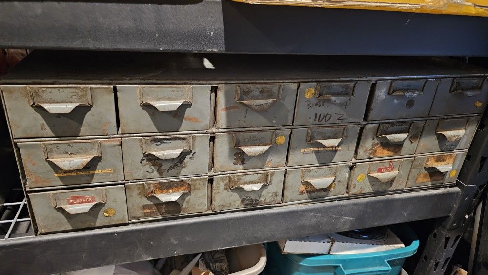 Industrial Organizer Drawer Cabinet Filing Parts Bins