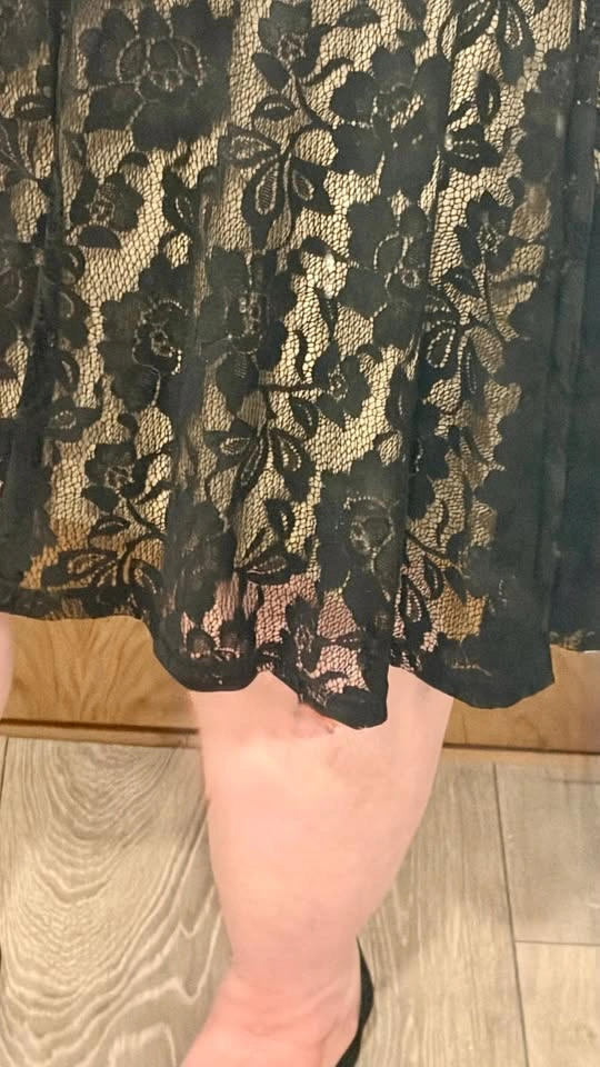 Torrid Black Lace Cocktail Dress Size 16 Worn Once Plus Size - photo 4